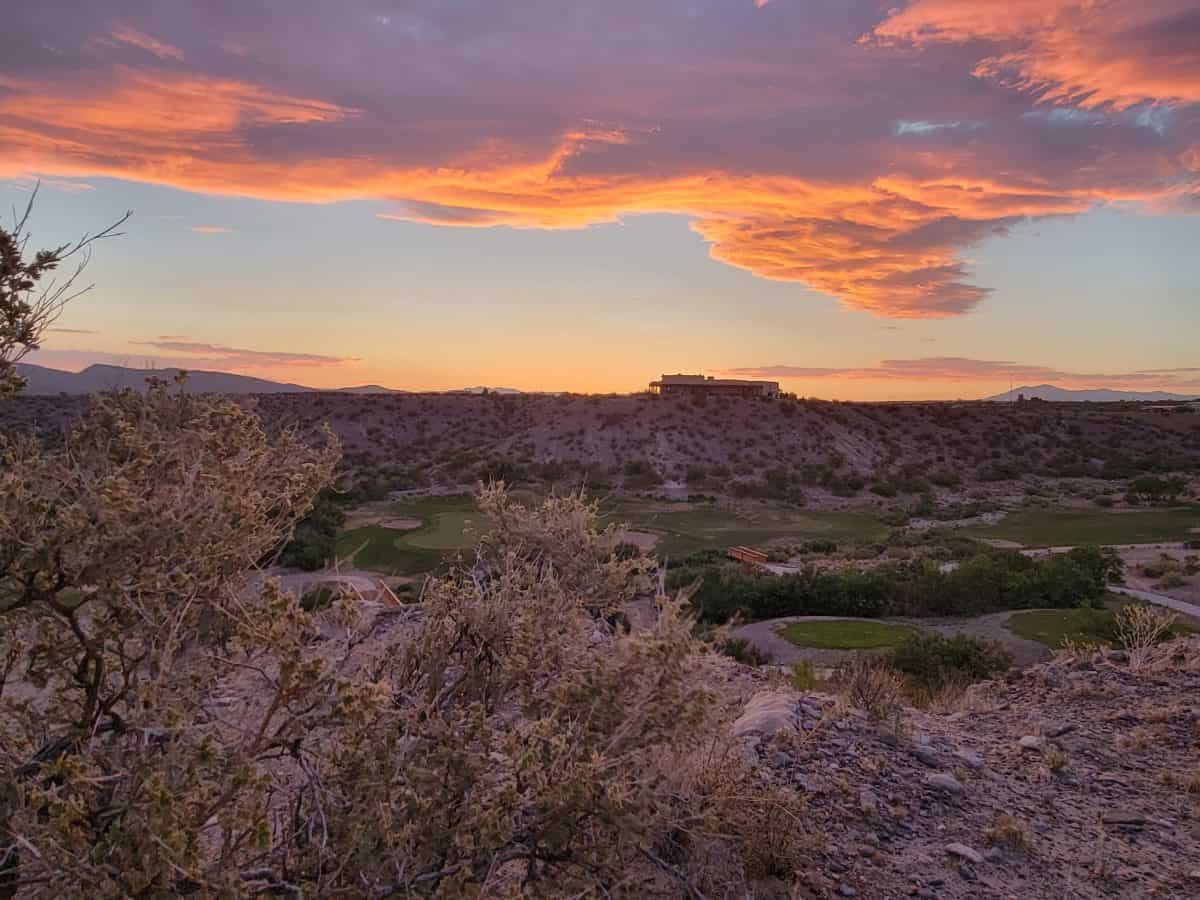 Mesa Grande View Sunset